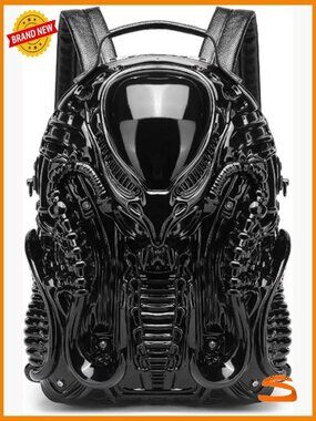 Xenomorph Backpack Y2K Goth Alien Bag for Travel